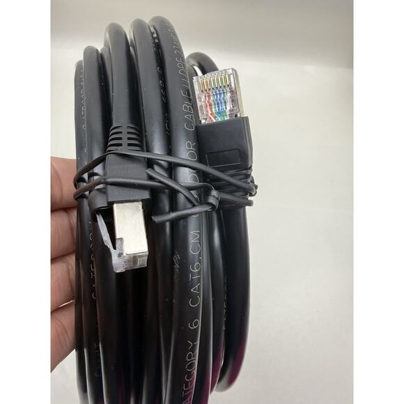 Cat6 Outdoor Ethernet Cable (50ft) 23AWG Pure Copper, FTP, LLDPE, Waterproof,... - Picture 5 of 6